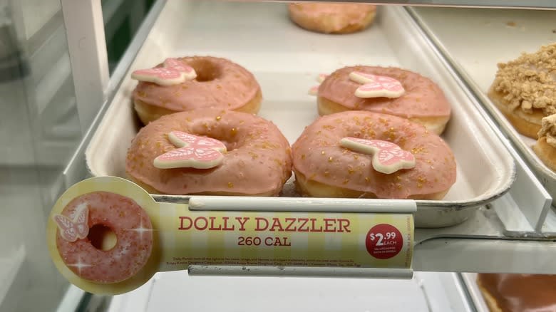 Krispy Kreme Dolly Dazzler doughnuts