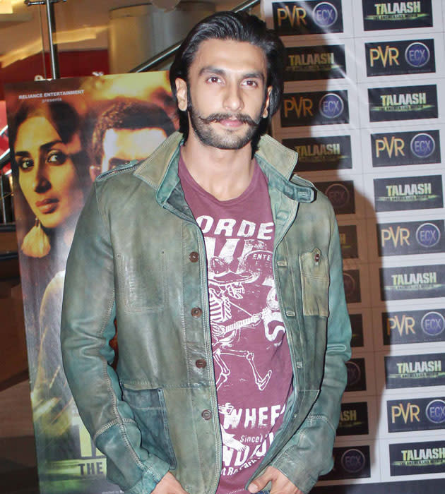 Ranveer Singh at the premiere of his latest flick 'Talaash'