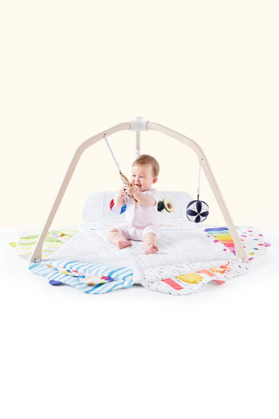 The Lovevery baby gym.