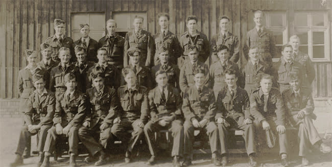 <span>Prisoners of War (P/Ws) in Stalag VIII-B. Photo taken by a German photographer in the camp, October 1943. Photo courtesy of <a href="http://www.thememoryproject.com/stories/1656:andrew-carswell/" rel="nofollow noopener" target="_blank" data-ylk="slk:Historica-Dominion Institute;elm:context_link;itc:0;sec:content-canvas" class="link ">Historica-Dominion Institute</a>. </span>