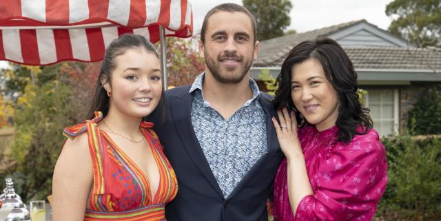 sadie rodwell, andrew rodwell and wendy rodwell in neighbours