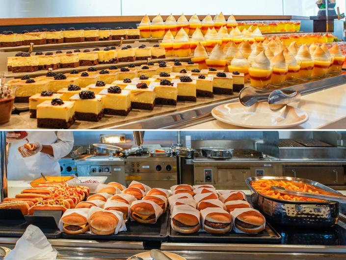 Buffet selections on Royal Caribbean&#39;s Wonder of the Seas