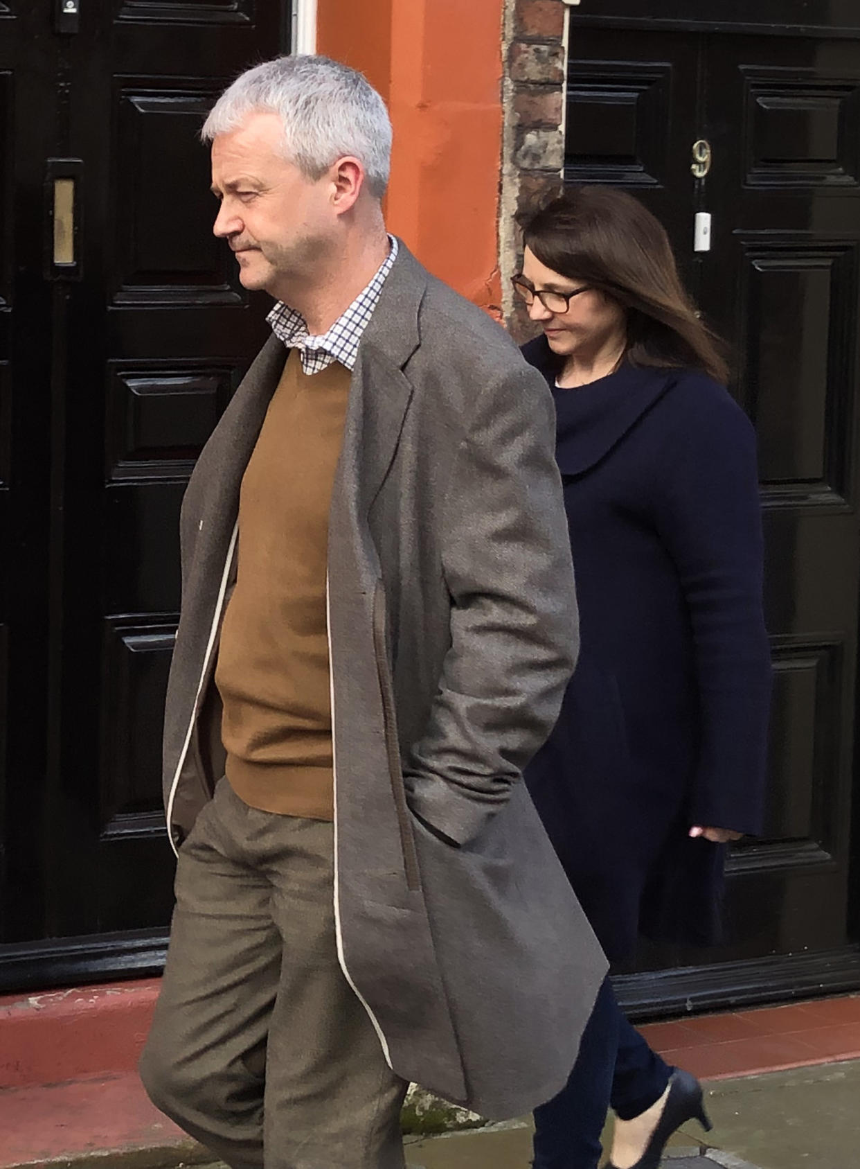Jonathan Greggain leaving Carlisle Crown Court after Sellafield Ltd was fined �380,000 when the production worker was contaminated with plutonium.
