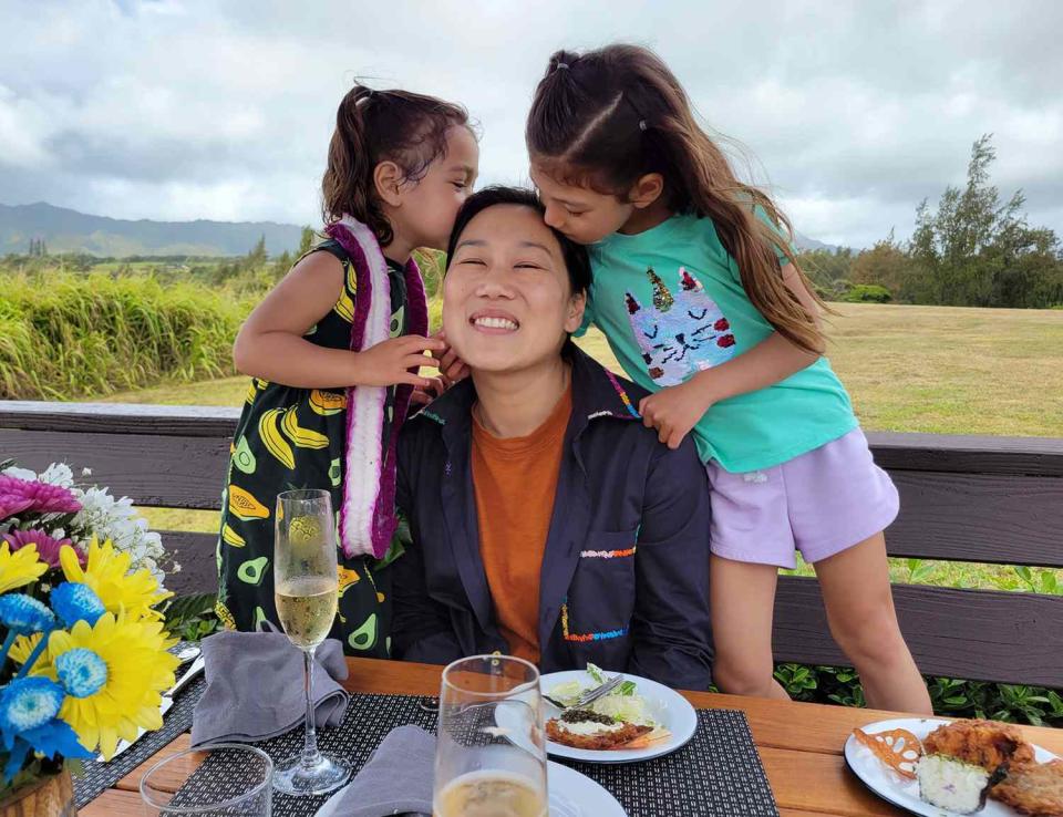 Priscilla Chan and her daughters