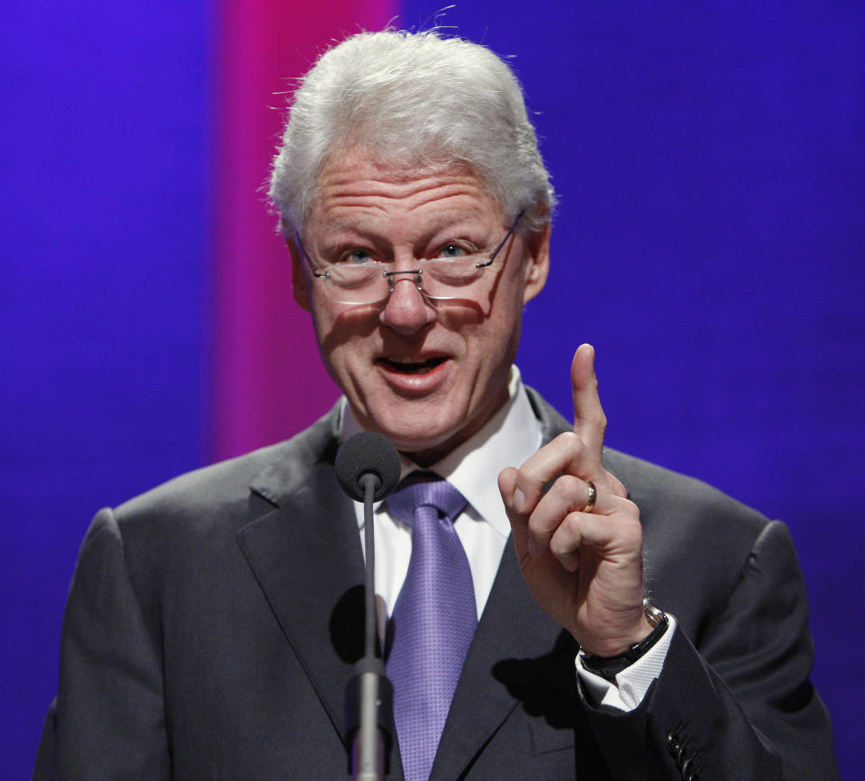 Gerne mal zu einer launigen Rede aufgelegt: Der ehemalige US-Präsident Bill Clinton (Bild: REUTERS/Chip East)