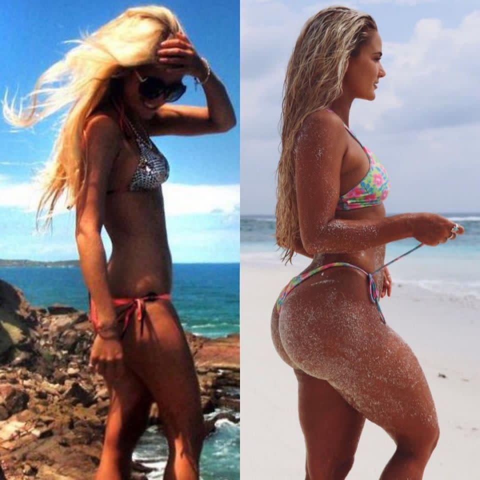 Karina Irby shows off her 10 year fitness transformation. Source: Instagram / karinairby