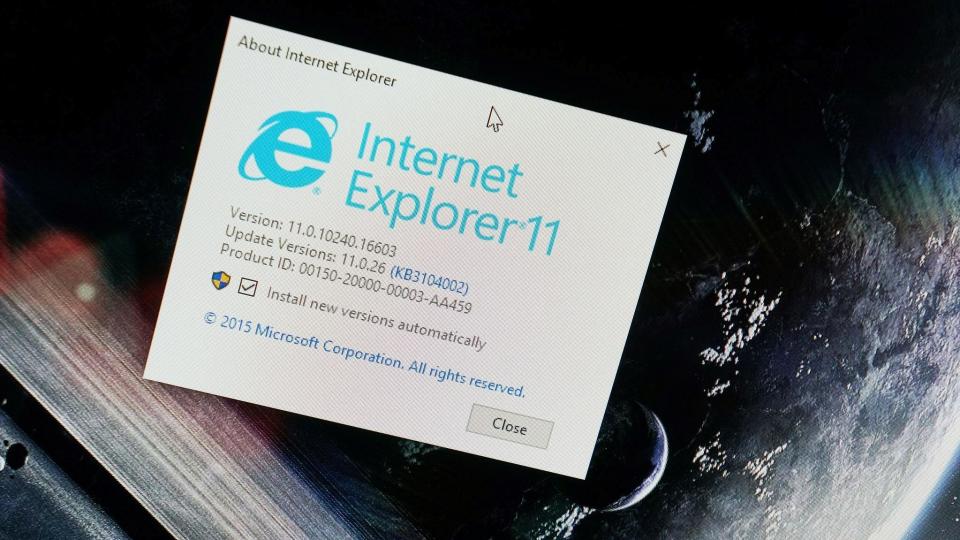 Internet Explorer on Windows