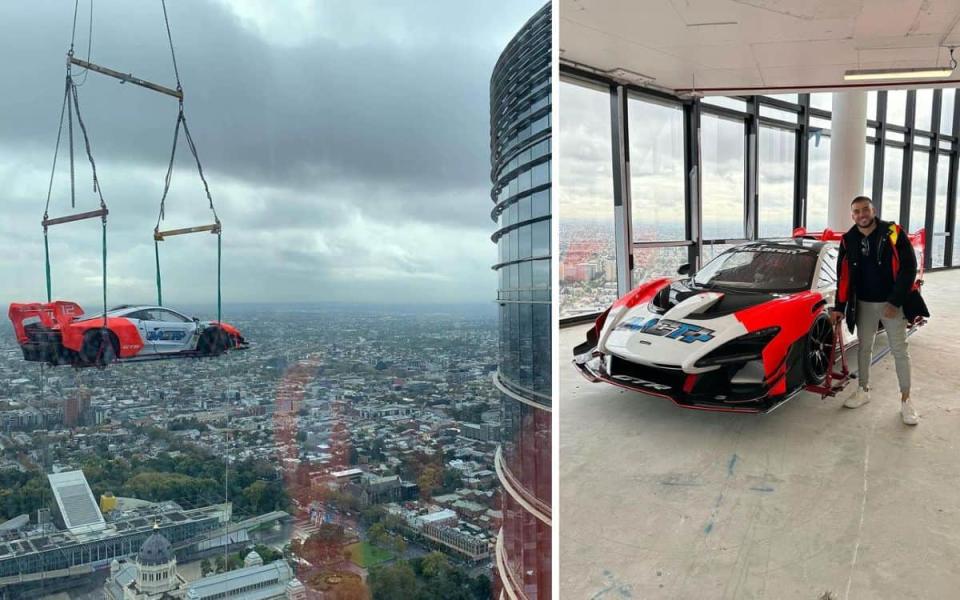 McLaren Senna GTR Takes Up Residence in Melbourne's Luxurious Penthouse