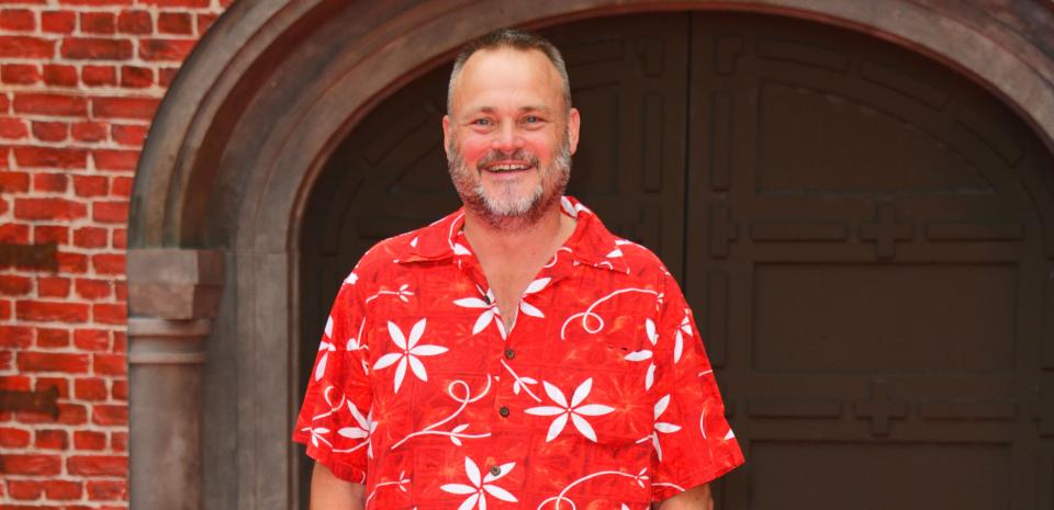 Al Murray is not actually bald. (Getty Images)