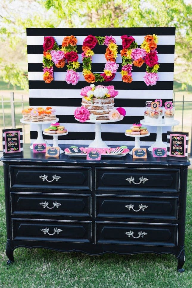 karas party ideas dresser