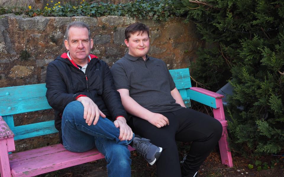 Support worker Dave has helped settle Rhys, 15, into life at the charity’s Tan y Bryn residential home - Action for Children