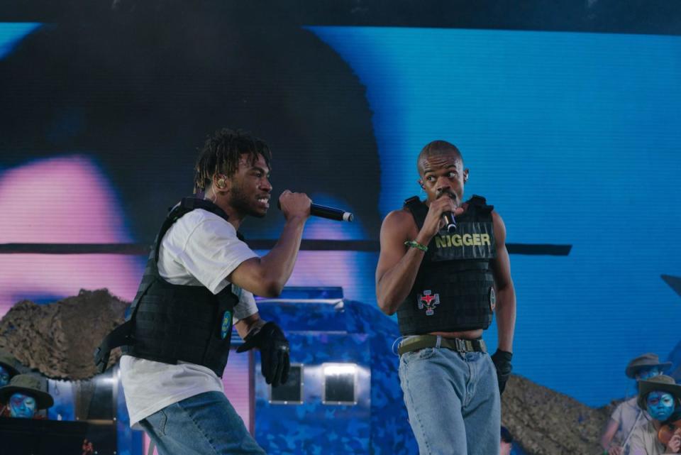 Brockhampton's Kevin Abstract and Ameer Vann, photo by Natalie Somekh