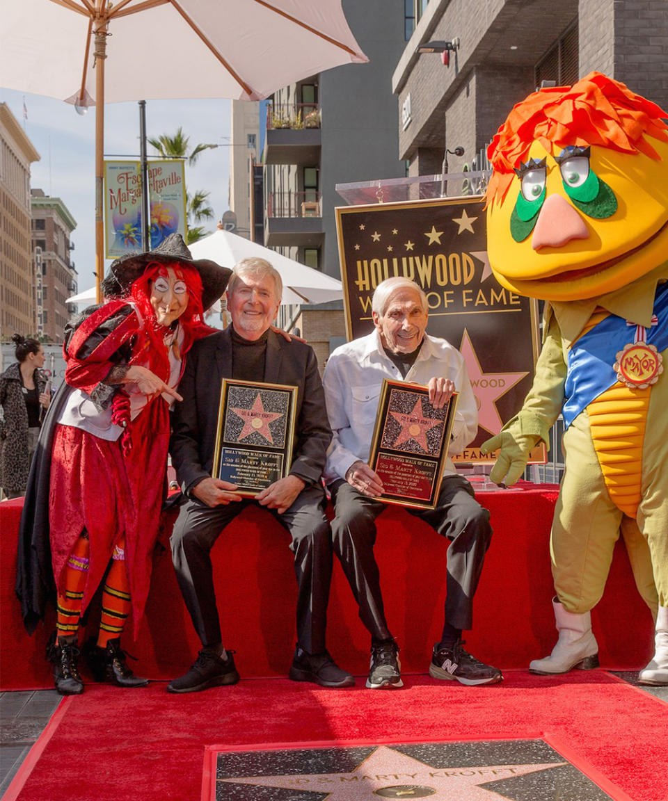 Sid and Marty Krofft honored with a star on the Hollywood Walk of Fame