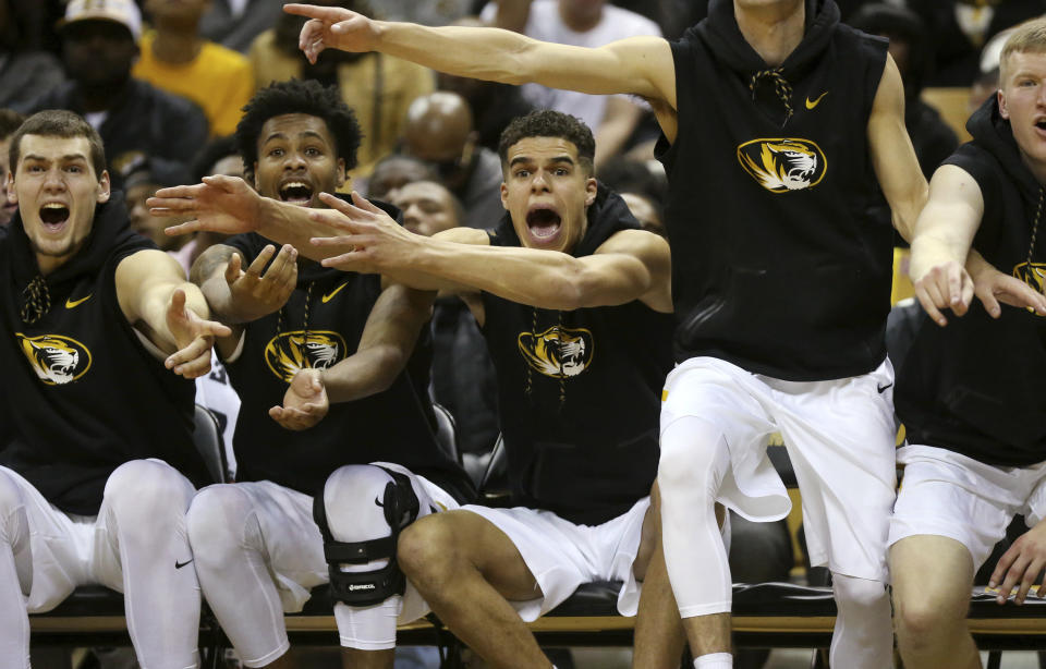 Missouri forward Michael Porter Jr. was on the bench Friday against Iowa State but not three days later against Wagner AP)