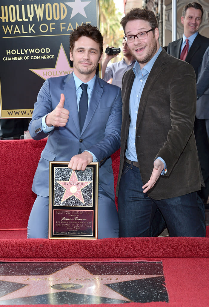 James Franco Honored With Star On The Hollywood Walk Of Fame