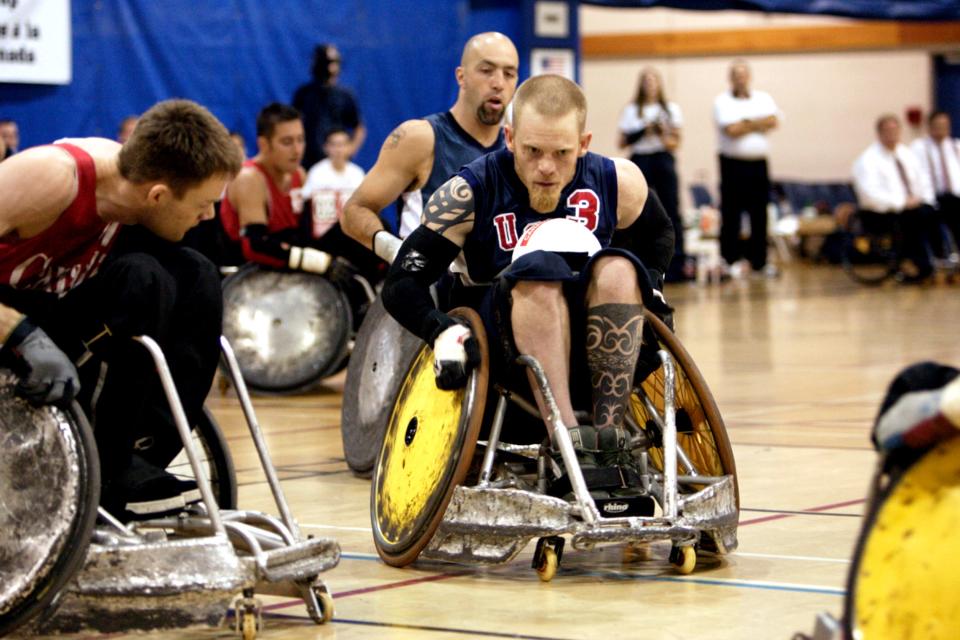 This thrilling Oscar-nominated documentary from 2004 follows the US quad rugby team as they play their way to the Paralympic Games that year. The team of paraplegic men play full-contact rugby in wheelchairs, discussing their hopes, worries, and the sport itself as they compete.