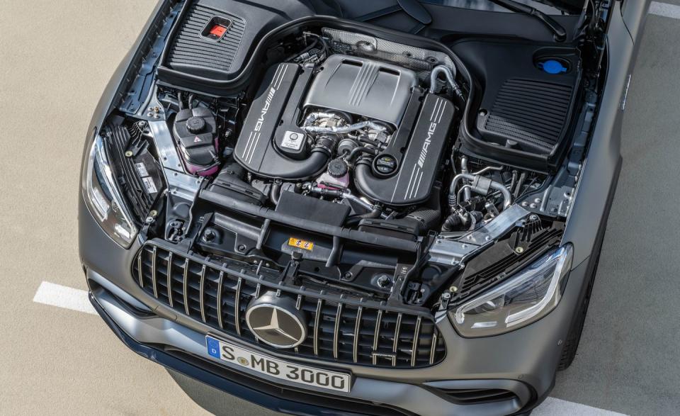 View Photos of the Refreshed 2020 Mercedes-AMG GLC63 SUV and Coupe