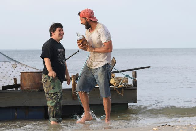 Seth Johnson/Courtesy of Roadside Attractions and Armory Films Zack Gottsagen and Shia LaBeouf in 'The Peanut Butter Falcon,' 2019