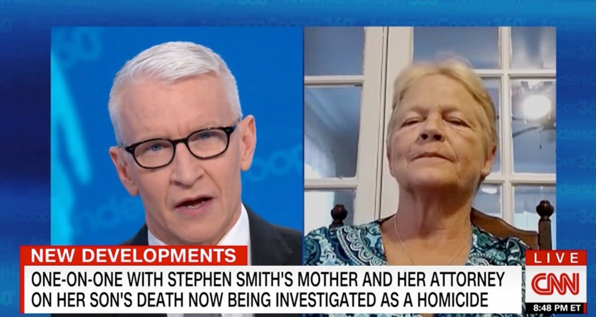 Stephen Smith’s mother Sandy Smith speaks out as death is ruled a homicide (CNN)