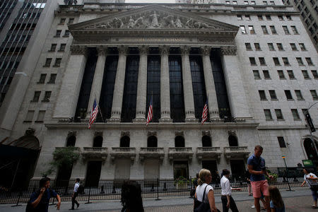 The New York Stock Exchange (NYSE) is pictured in New York City, New York, U.S., August 2, 2017. REUTERS/Carlo Allegri