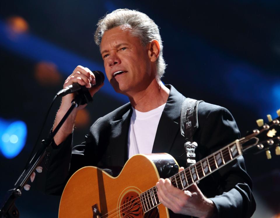 Randy Travis performs at the 2013 CMA Music Festival  in Nashville Tenn. Travis experienced a stroke in 2013 that has left him unable to speak or move without assistance. He spent over two years in daily therapy to regain the ability to do basic tasks. Travis has severe aphasia, but he’s still able to sing a few words at a time.