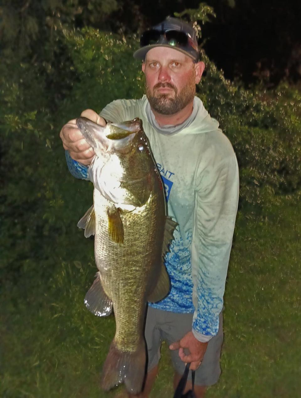 Shawn Rocket had big bass with a 7-pounder to help him and his partner Shea Arnold to a total weight of 19.90 pounds to win the Thursday Night Open Series tournament July 28 on the Winter Haven North Chain.