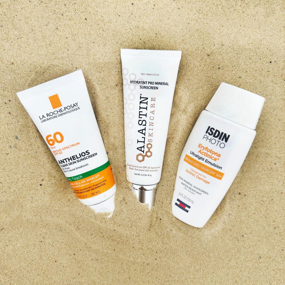 WWD Shop editors review three of the best sunscreens for acne-prone skin that we tested 
