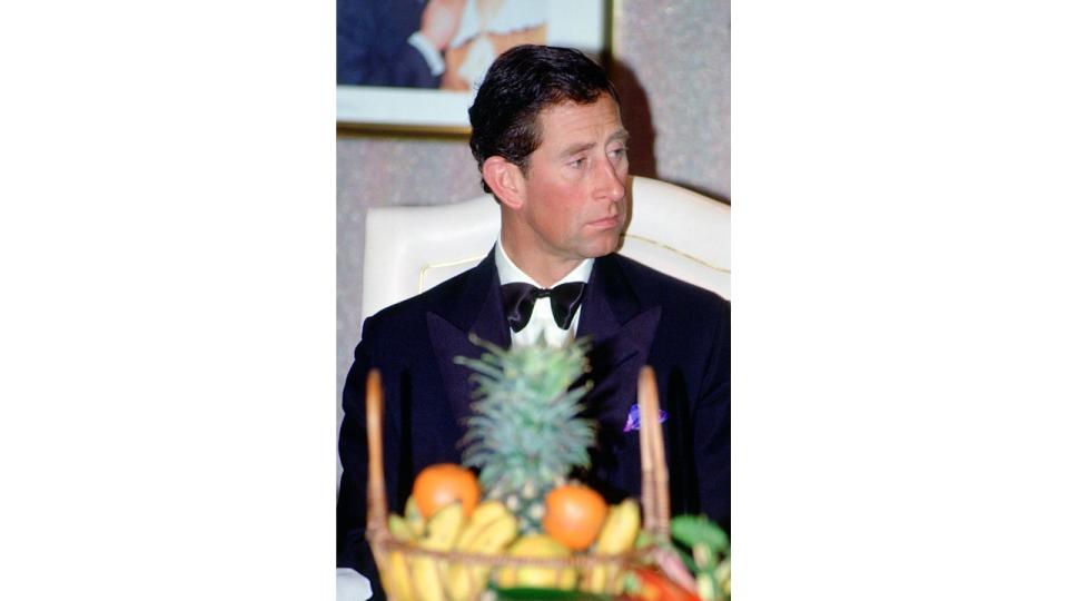 Prince Charles At A Presidential Banquet In Cameroon 