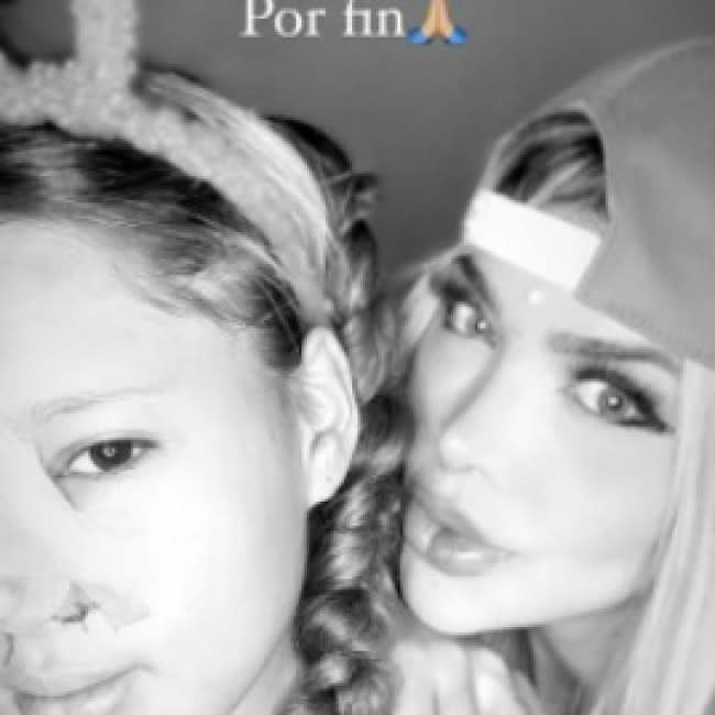 La Barbie colombiana Tatiana Murillo con su hija Sofia credit:Bang Showbiz