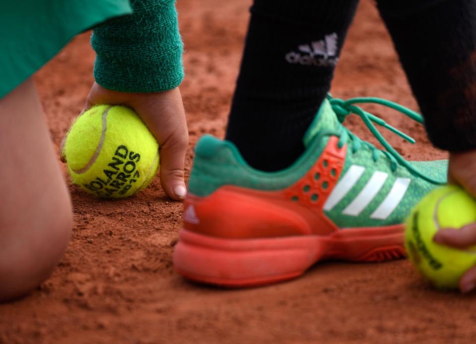 The first round continued on the second day of the 2017 French Open: Getty