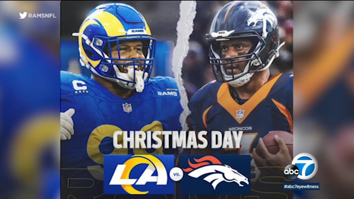 Rams to host Broncos on Christmas Day