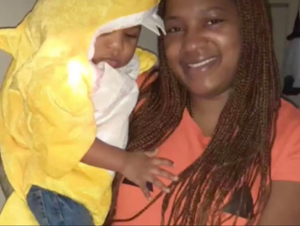 Monica Cannady, 35, was found dead alongside her two young sons after the three froze to death in a Michigan park. A third child survived (Provided by family)