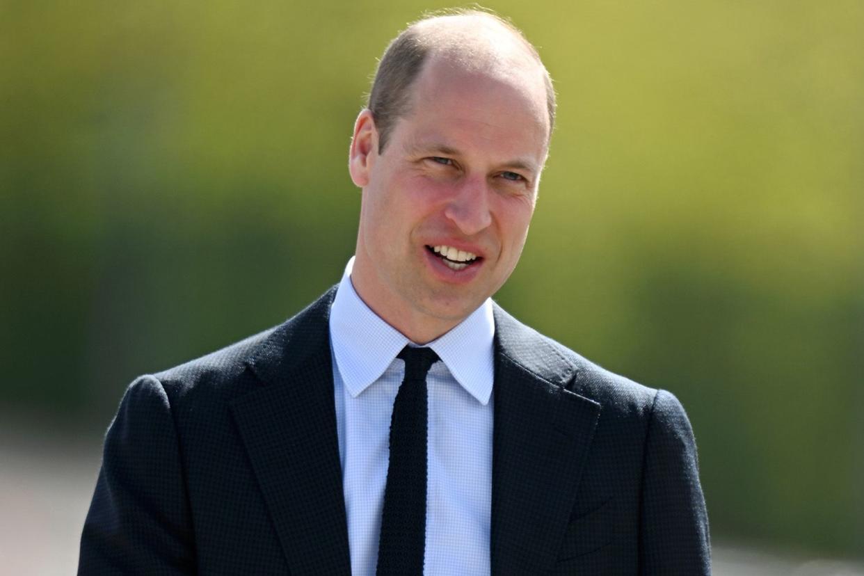 <p>Samir Hussein/WireImage</p> Prince William visits St. Michael