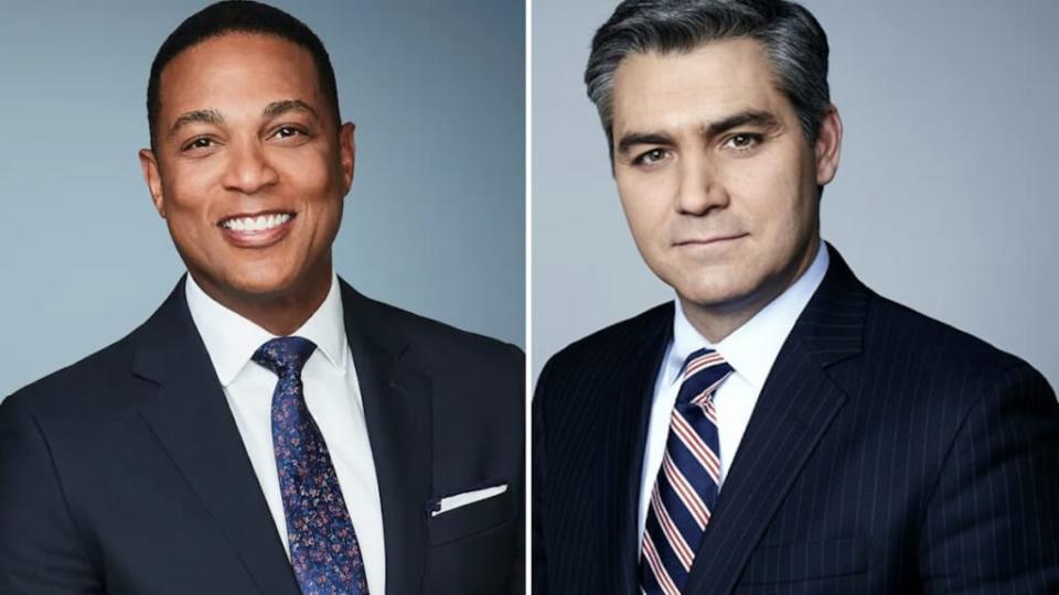 Don Lemon, left, and Jim Acosta are expected to stay at CNN amid big changes at the news network. (CNN)