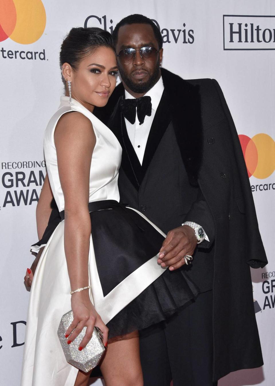 File photo dated January 27, 2018, shows Sean ‘Diddy’ Combs and Cassie Ventura attending a GRAMMY Salute to Industry Icons Honoring Jay-Z in New York City, NY, USA. Combs, a hip-hop icon and the founder of Bad Boy Records, has been accused of rape and abuse in a November lawsuit filed by the singer Cassie that alleges he used his network to keep her trapped in a violent relationship with him. The suit was settled the next day.