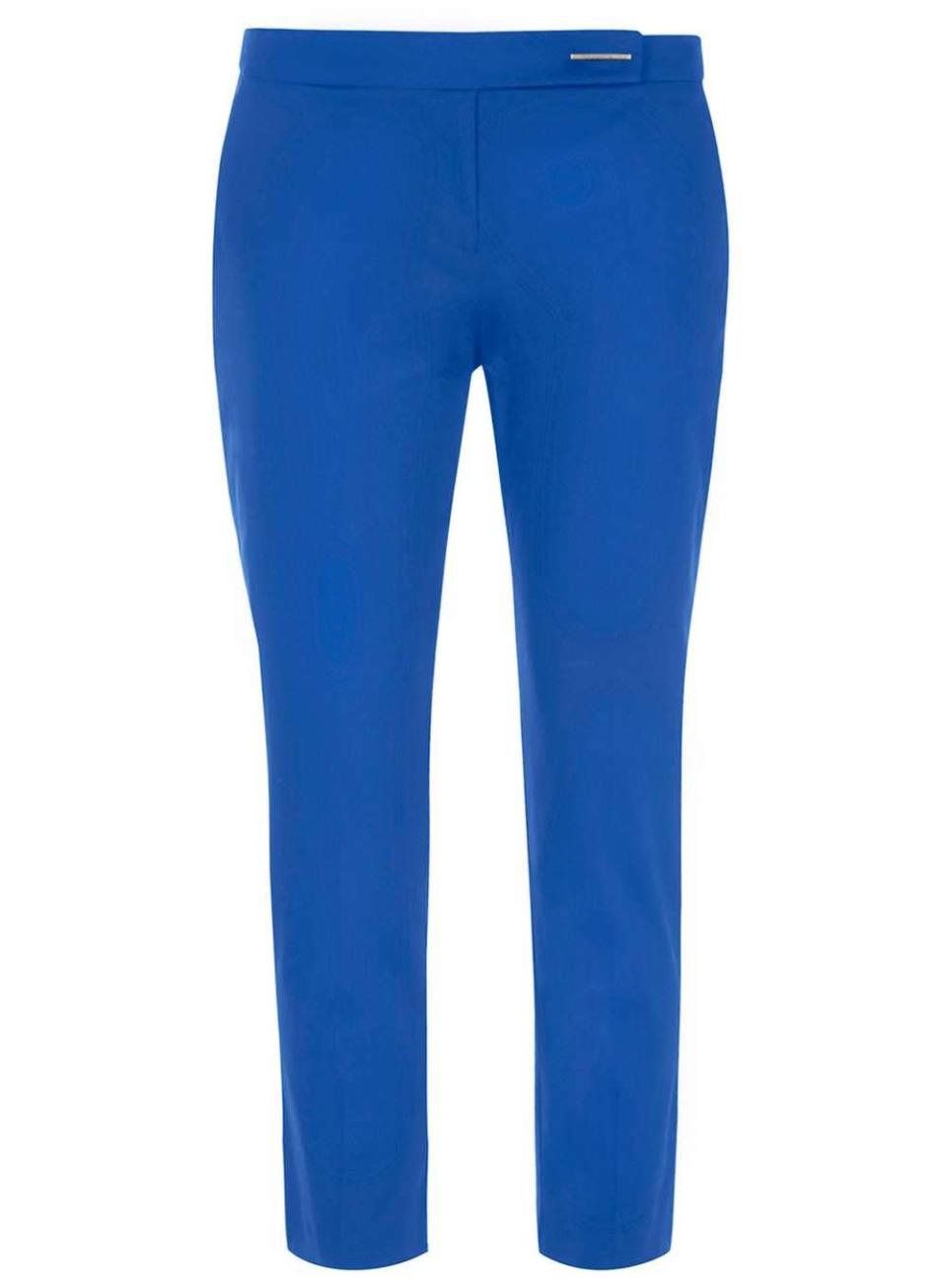 Cobalt Crop Trousers