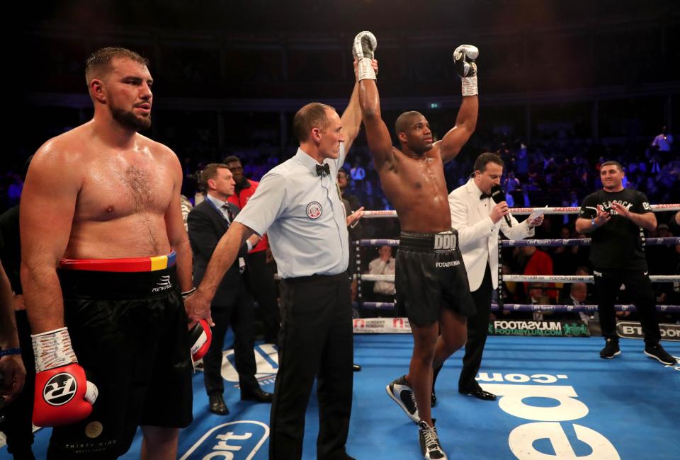Dubois racked up win no. 10 in March. (Getty Images)
