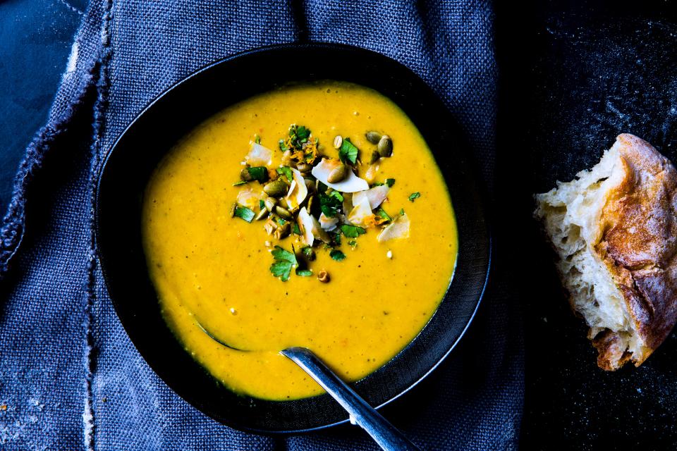 Curried Butternut Squash Soup