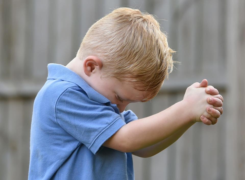 Brenden Fisher, now 4, developed a tic after his overdose on anti-seizure medication in 2021. Dozens of times a day, he will suddenly freeze, clasp his hands together, clench his jaw and zone out for several seconds.