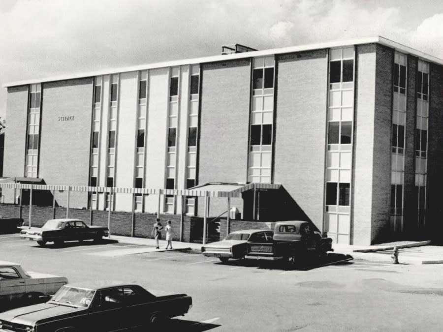 Science building at Eastern Oklahoma State College, 1968.