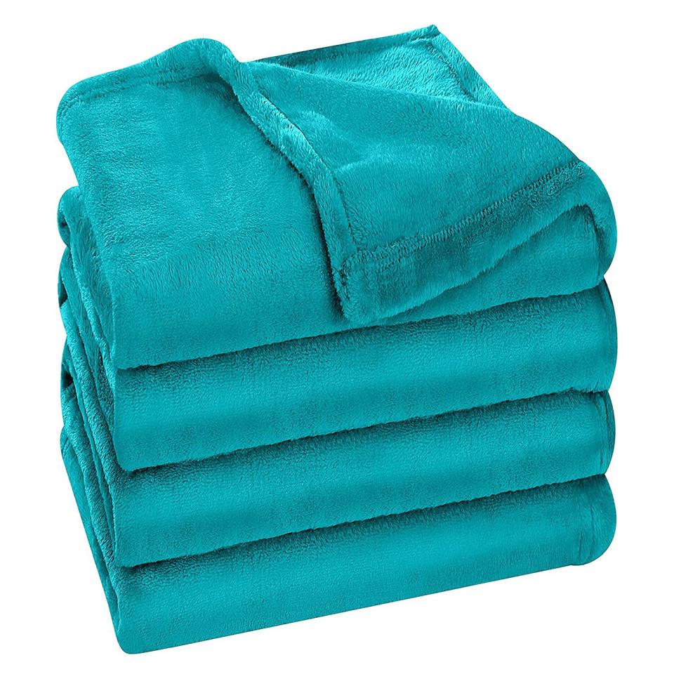 Utopia Bedding Fleece Blanket Queen Size Turquoise