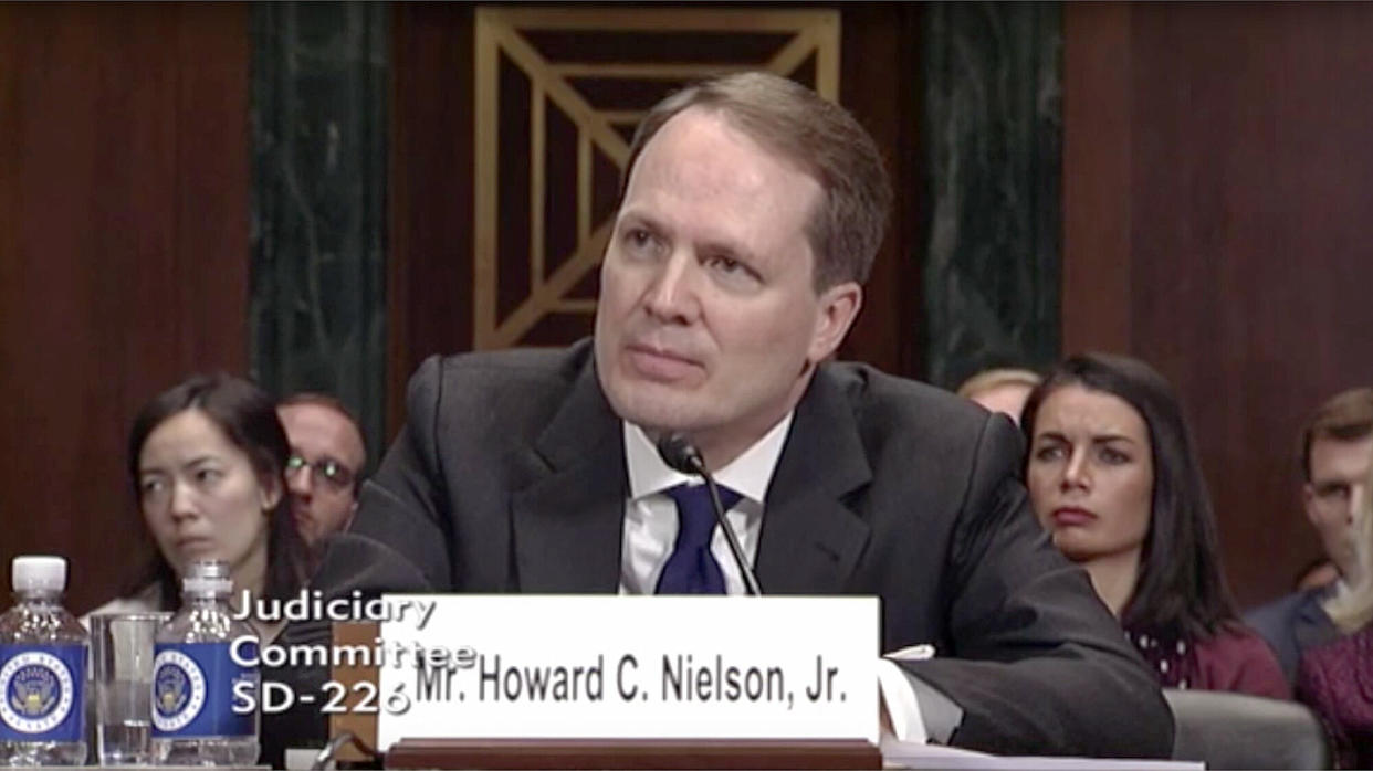 Howard Nielson once questioned a federal judge's impartiality because he was gay. Now Nielson gets to be a federal judge. (Photo: C-SPAN)