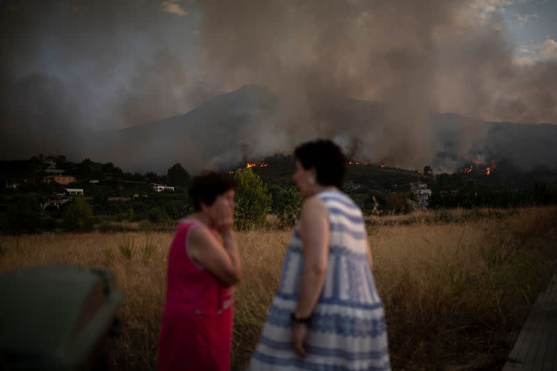 Wildfires in Spain