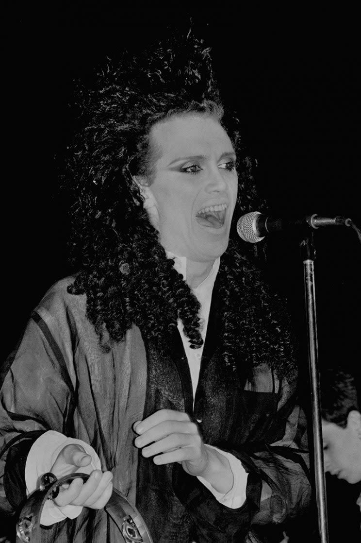 Pete Burns as a young man. (Photo by Phil Dent/Redferns)