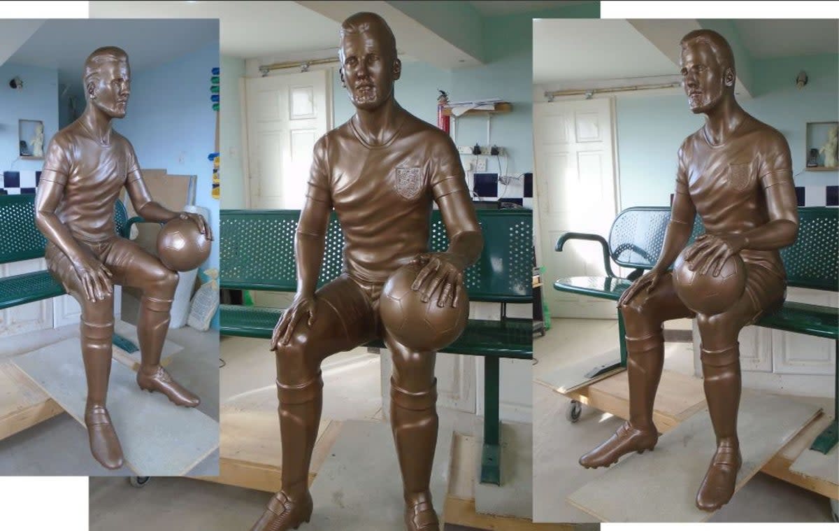 Harry Kane's statue  (Big Issue/Waltham Forest Council/Sculpture Machine Ltd)