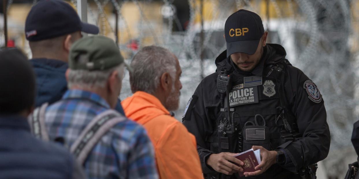 US Mexico Border Crossing