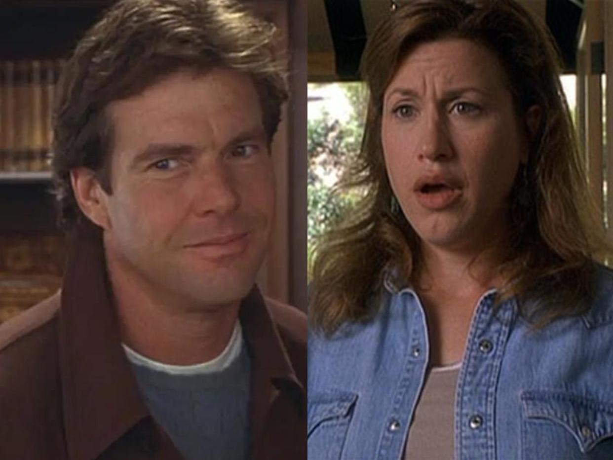 Dennis Quaid and Lisa Ann Walter in Parent Trap