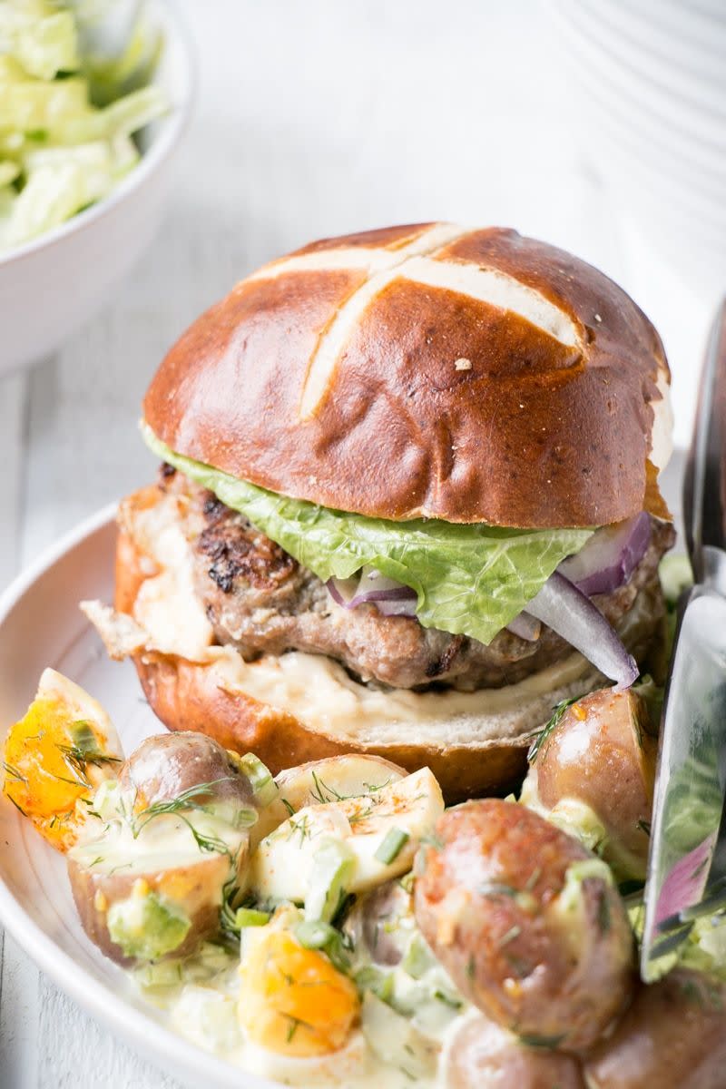 Pork Apple Burgers