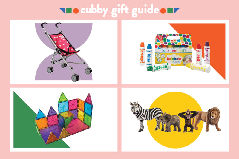 A round up of gifts for three-year-olds.