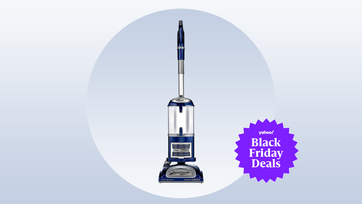 Clean house with the Shark Navigator Lift-Away Deluxe Swivel Vacuum — just  $100 (50% off!) for Black Friday weekend